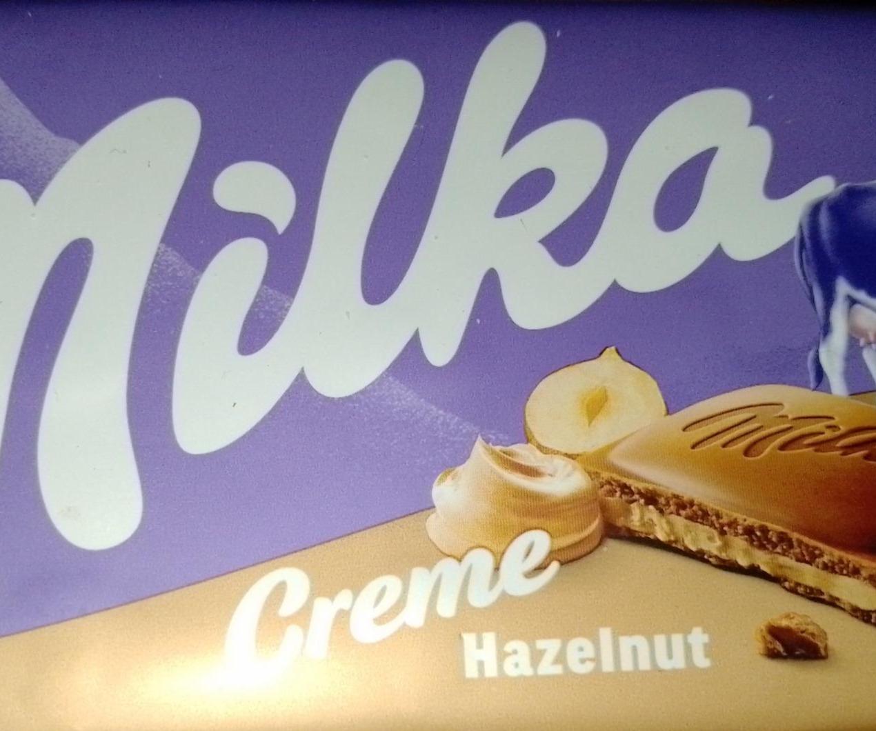 Zdjęcia - Milka creme hazelnut