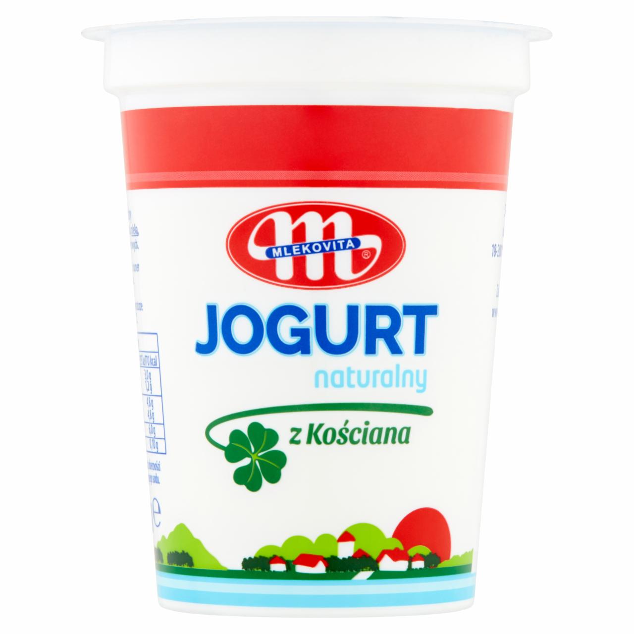 Zdjęcia - Mlekovita Jogurt naturalny z Kościana 400 g