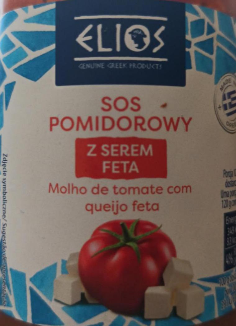 Zdjęcia - sos pomidorowy z serem feta elios