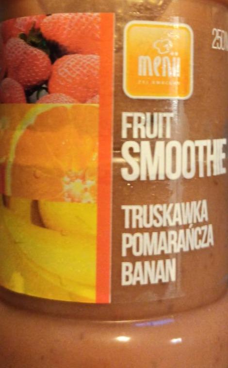 Zdjęcia - Menii Fruit smoothie truskawka, pomarańcza, banan