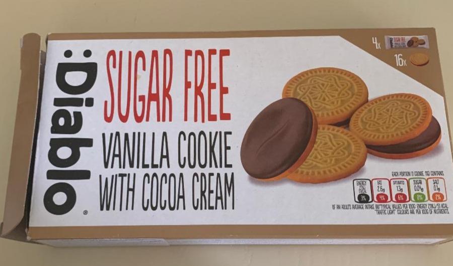 Zdjęcia - Vanilla cookie with cocoa cream Diablo