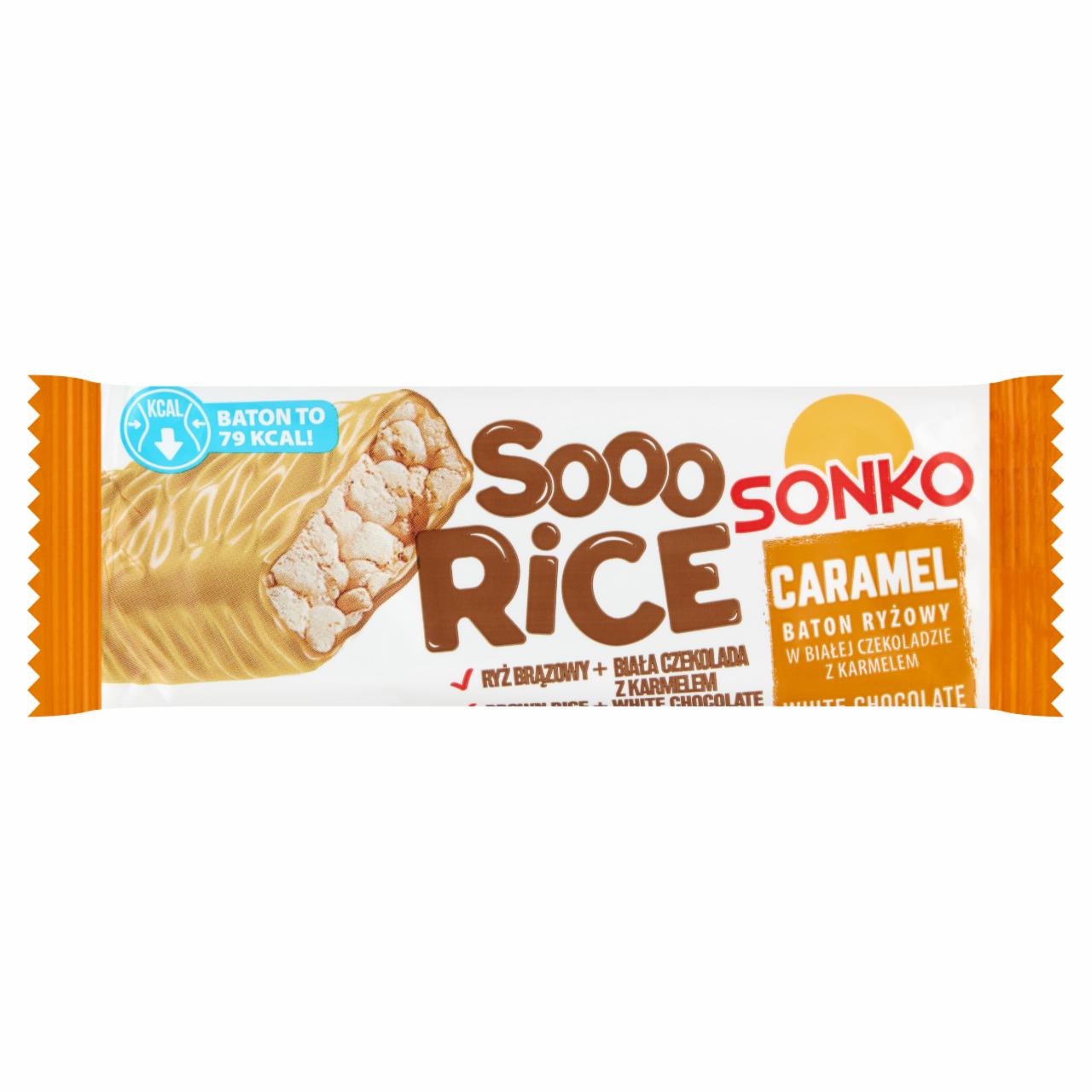 Zdjęcia - Sonko Sooo Rice Baton ryżowy w białej czekoladzie z karmelem 16 g