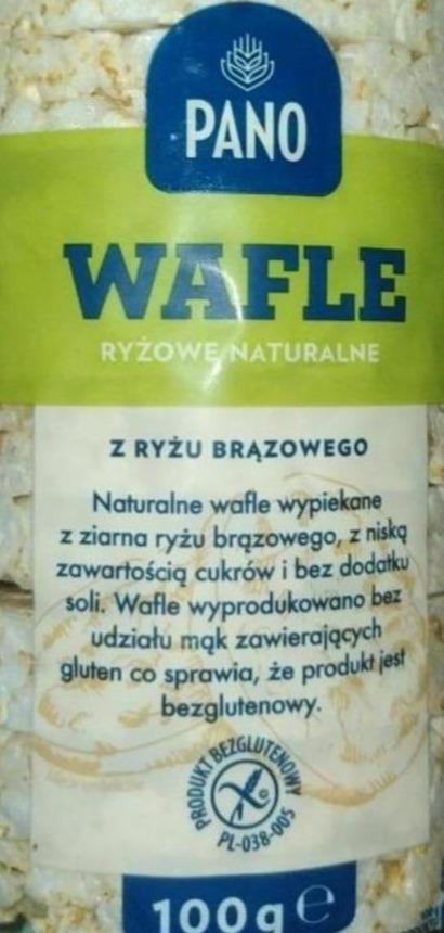 Zdjęcia - Wafle ryżowe naturalne z ryżu brązowego Pano