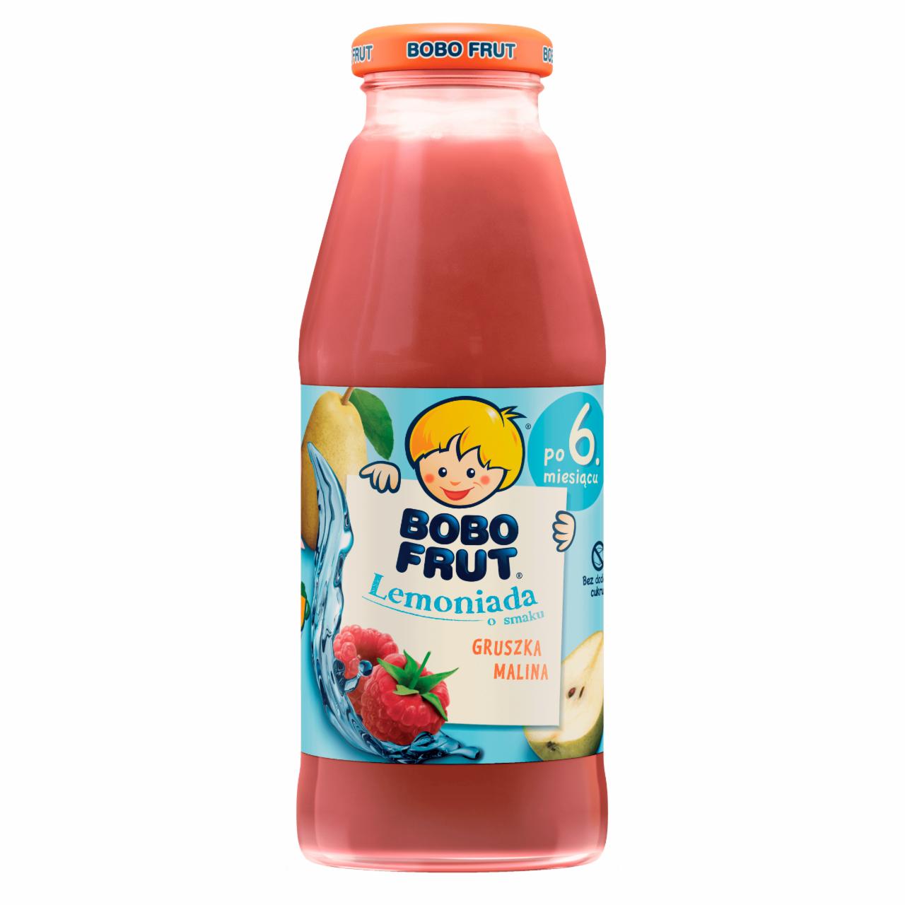 Zdjęcia - Bobo Frut Lemoniada gruszka malina dla niemowląt po 6. miesiącu 300 ml