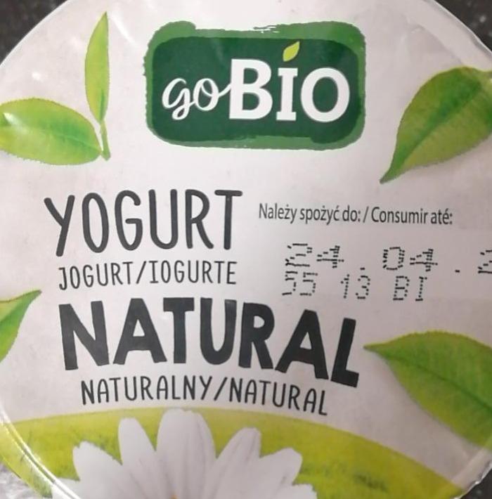 Zdjęcia - Jogurt Naturalny Go Bio