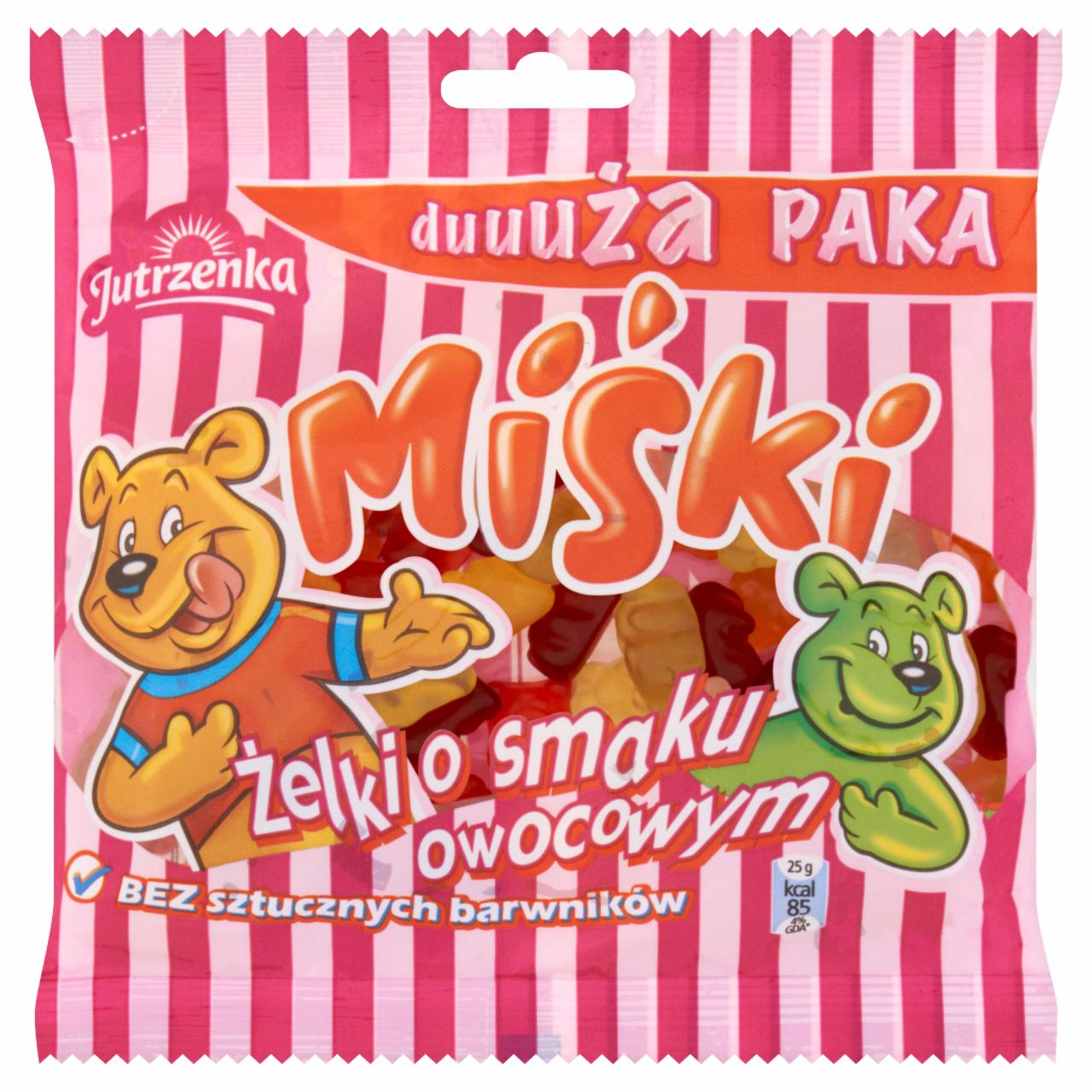 Zdjęcia - Jutrzenka Miśki Żelki o smaku owocowym 180 g