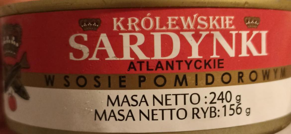 Zdjęcia - Królewskie sardynki atlantyckie w sosie pomidorowym Petropat