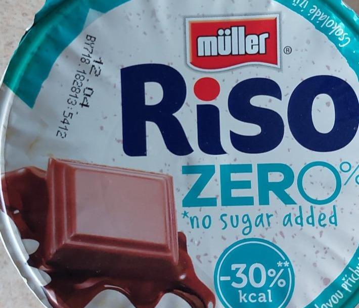 Zdjęcia - Riso Zero Deser mleczno-ryżowy o smaku czekoladowym 200 g Müller
