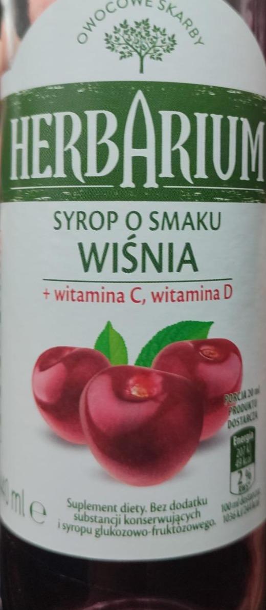 Zdjęcia - Syrop o smaku wiśnia Herbarium