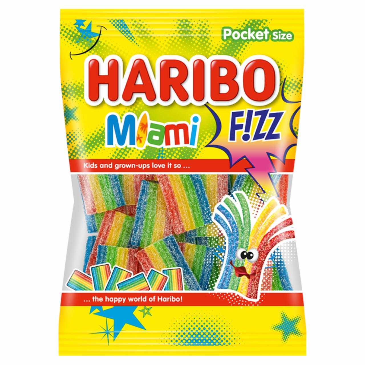 Zdjęcia - Haribo Miami Fizz Żelki owocowe 85 g