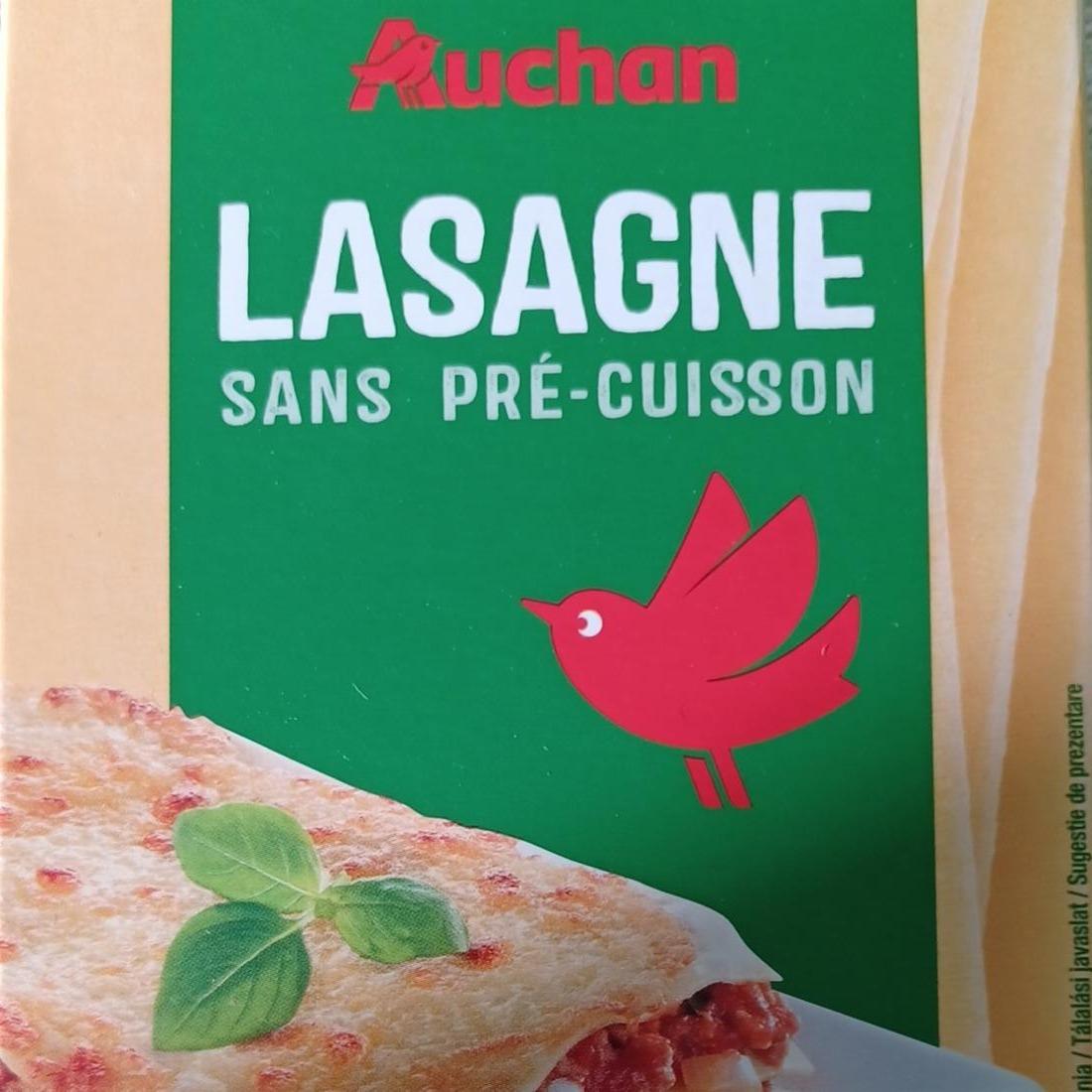 Zdjęcia - Lasagne sans pre-cuisson Auchan