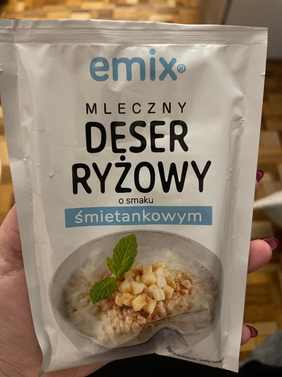 Zdjęcia - Mleczny Deser ryżowy o smaku śmietankowym Emix