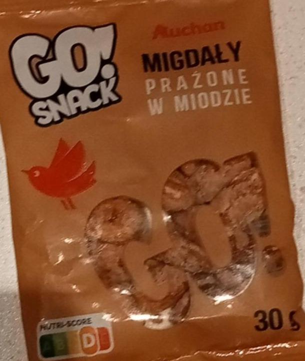 Zdjęcia - GO!Snack migdały prażone w miodzie