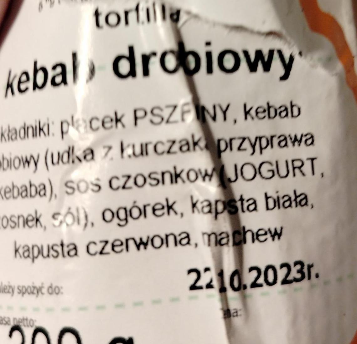 Zdjęcia - Tortilla kebab drobiowy Ślimak