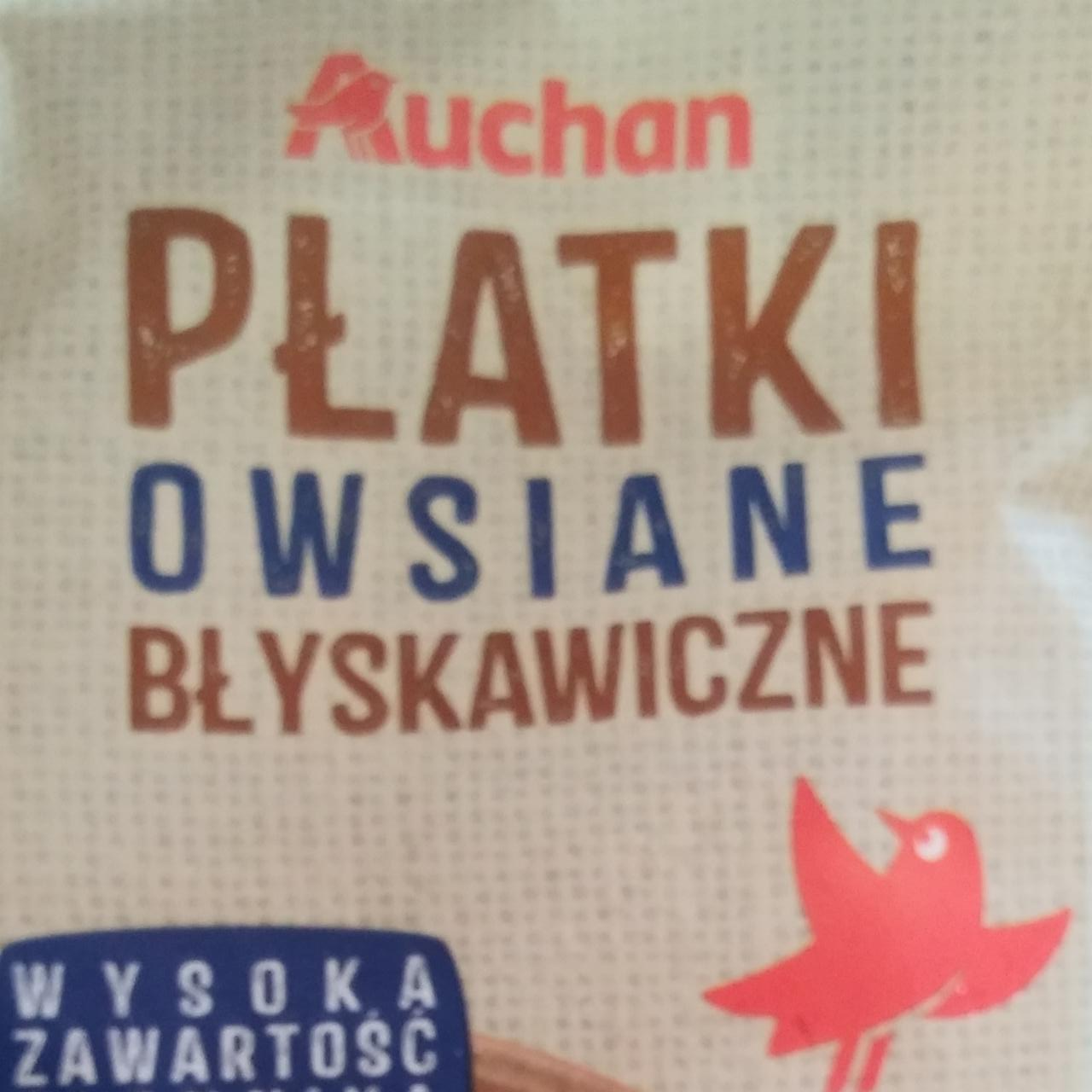 Zdjęcia - Płatki Owsiane Błyskawiczne Auchan