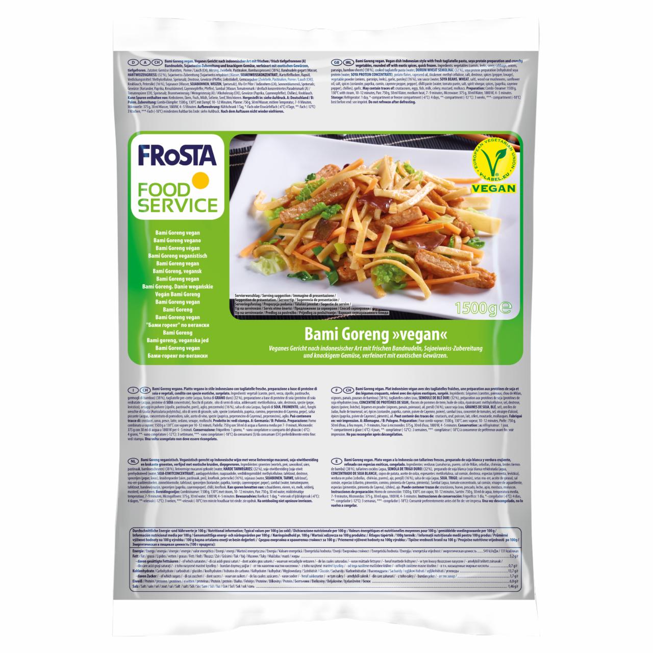 Zdjęcia - FRoSTA Foodservice Danie wegańskie Bami Goreng 1500 g