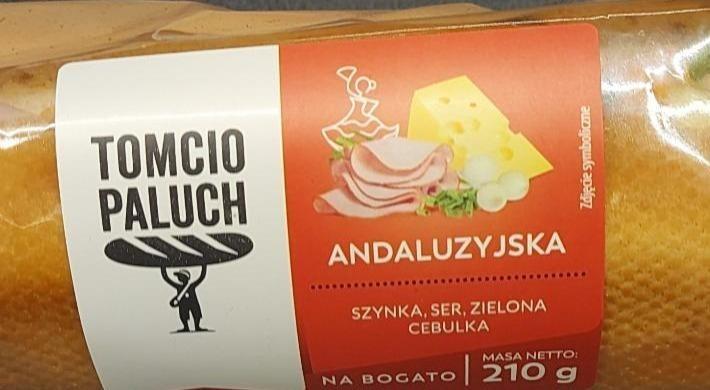 Zdjęcia - bagietka andaluzyjska szynka Ser Zielona cebula Tomcio Paluch