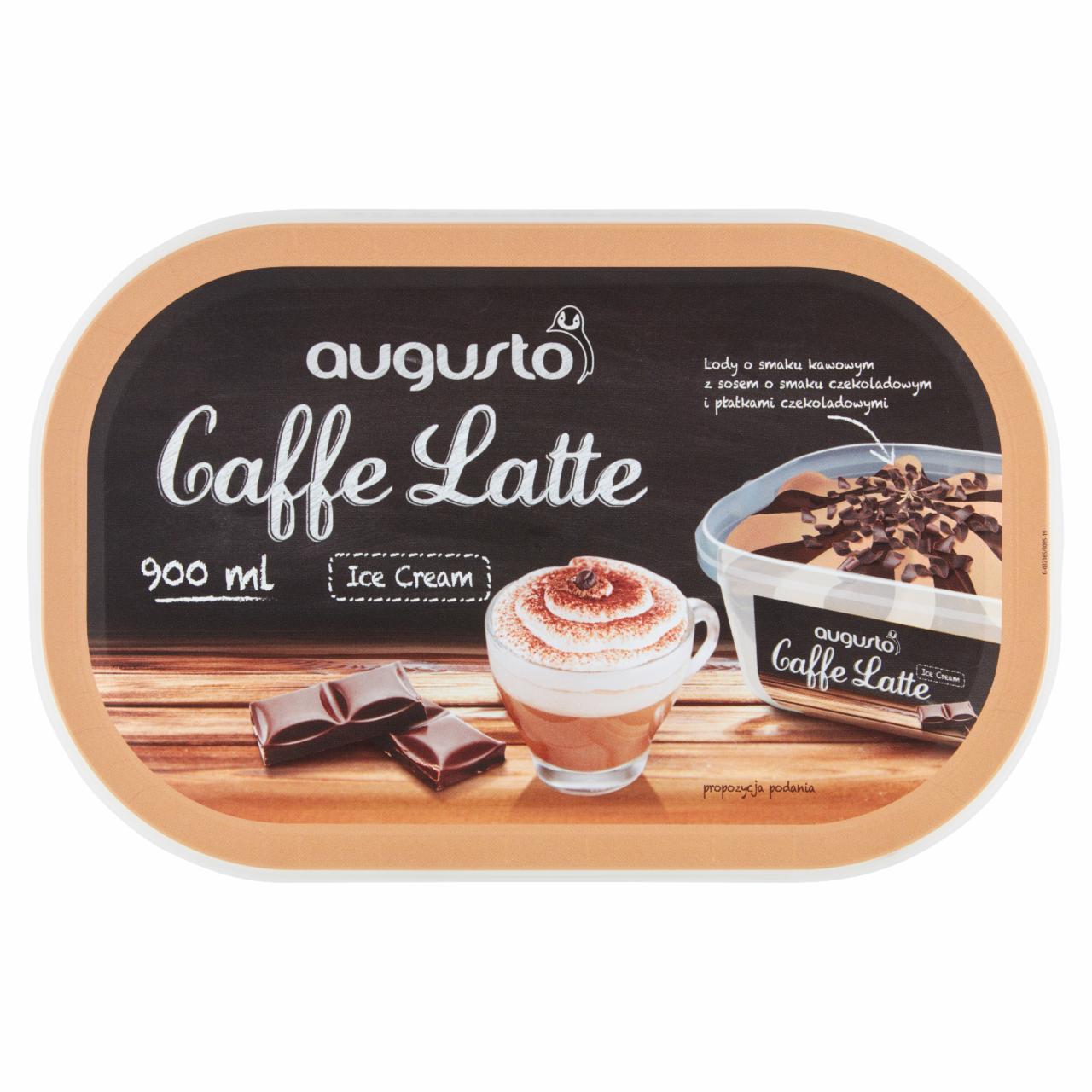 Zdjęcia - Augusto Caffe Latte Lody 900 ml