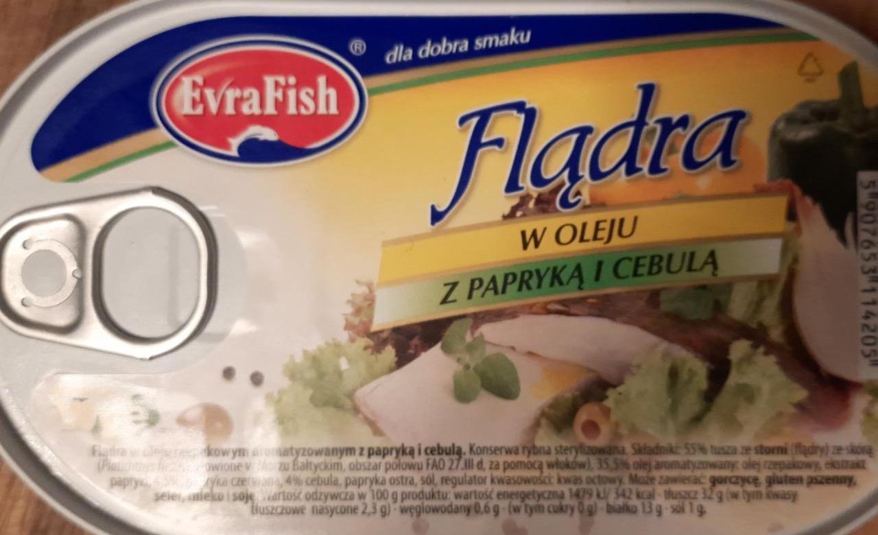 Zdjęcia - Flądra w oleju z papryką i cebulą EvraFish