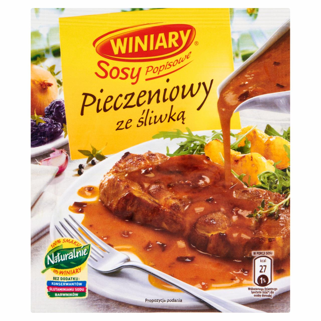 Zdjęcia - Winiary Sosy Popisowe Sos pieczeniowy ze śliwką 33 g