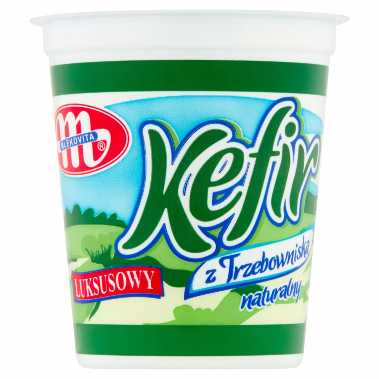 Zdjęcia - Mlekovita Kefir z Trzebowniska naturalny luksusowy 200 g