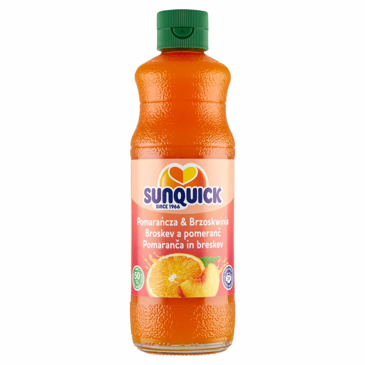 Zdjęcia - Sunquick Koncentrat napoju pomarańcza & brzoskwinia 580 ml