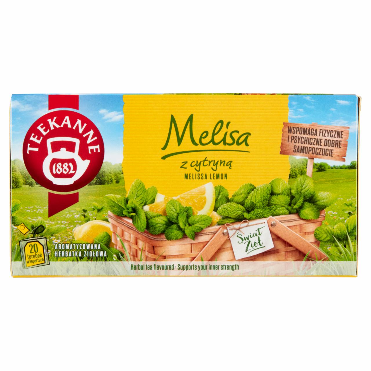 Zdjęcia - Teekanne Świat Ziół Herbatka ziołowa melisa z cytryną 30 g (20 x 1,5 g)