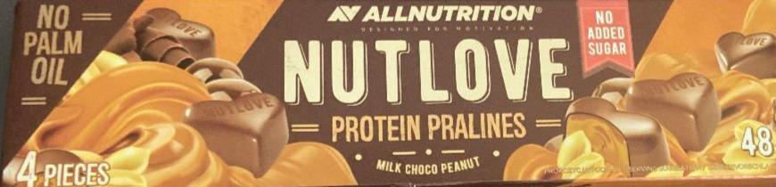 Zdjęcia - NutLOVE Protein Pralines Milk Choco Peanut