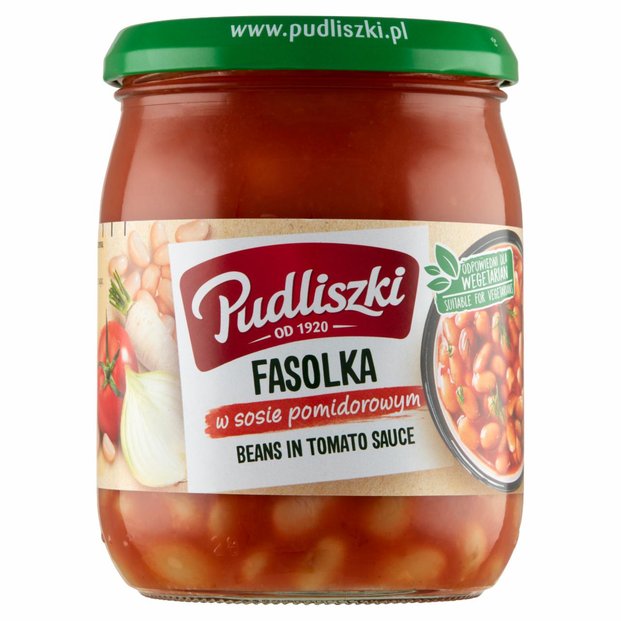 Zdjęcia - Fasolka w sosie pomidorowym 500 g Pudliszki