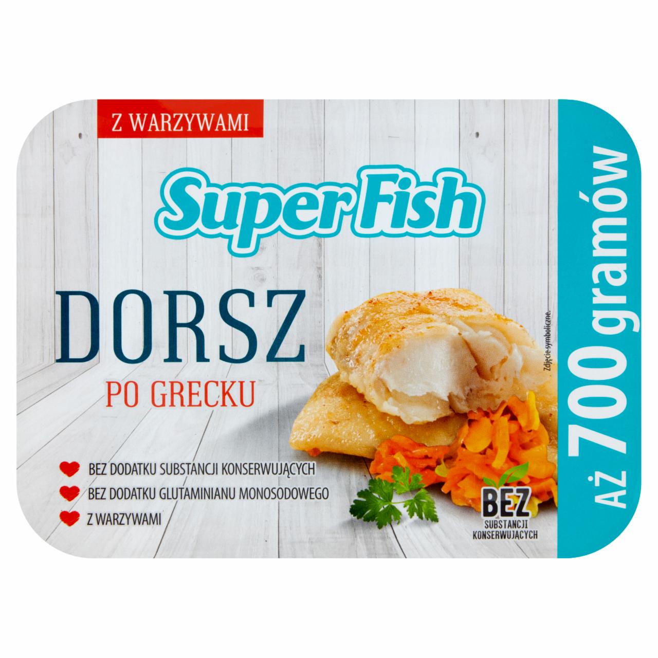 Zdjęcia - SuperFish Dorsz po grecku 700 g