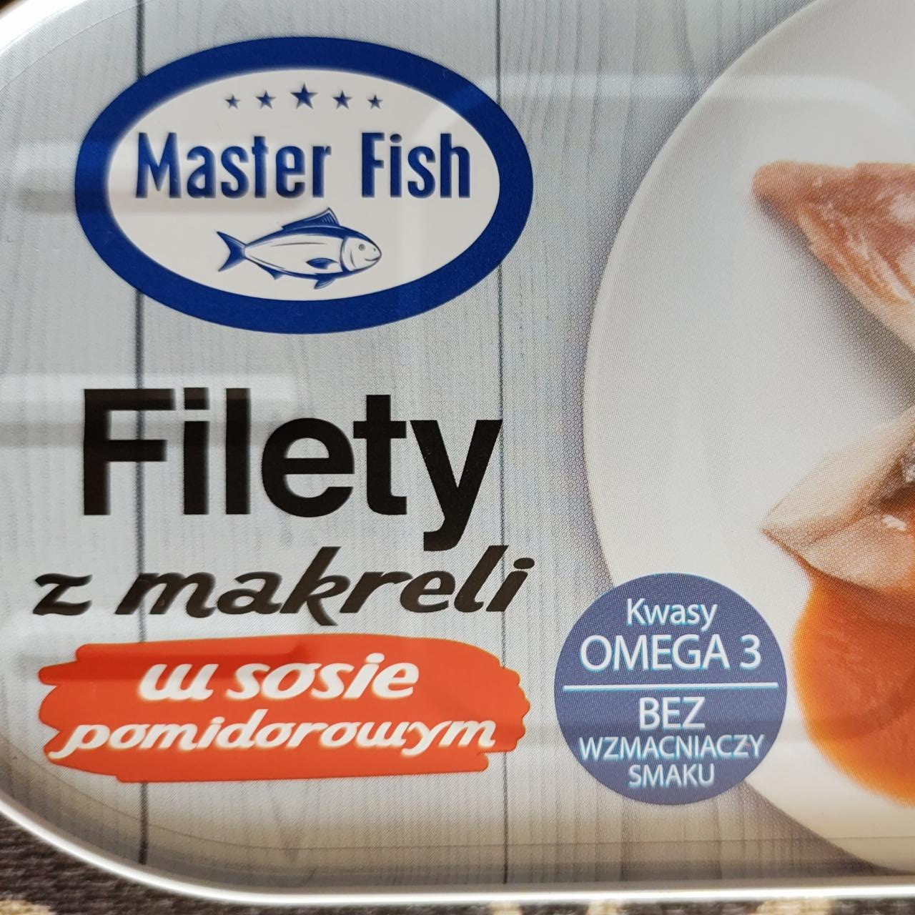 Zdjęcia - Filety z makreli w sosie pomidorowym Master Fish
