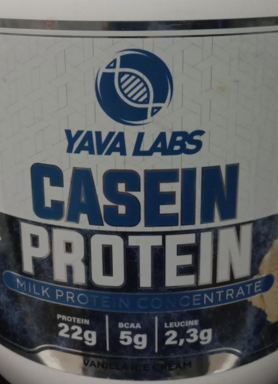 Zdjęcia - Casein Protein Vanilla ice cream Yava Labs