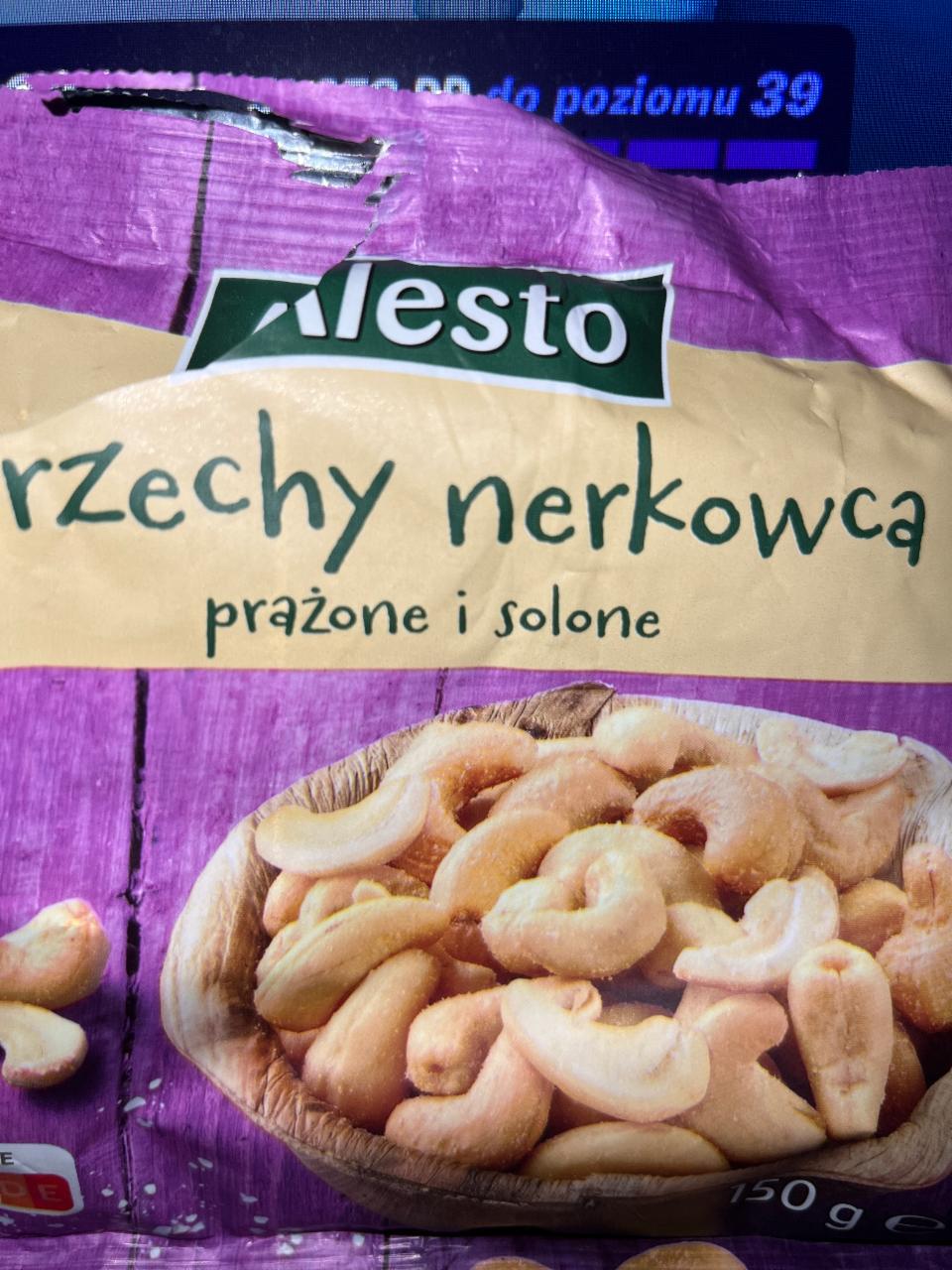 Zdjęcia - Orzechy nerkowca prażone i solone Alesto