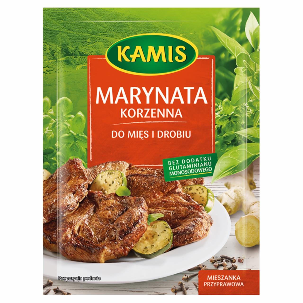 Zdjęcia - Kamis Marynata korzenna do mięs i drobiu Mieszanka przyprawowa 20 g