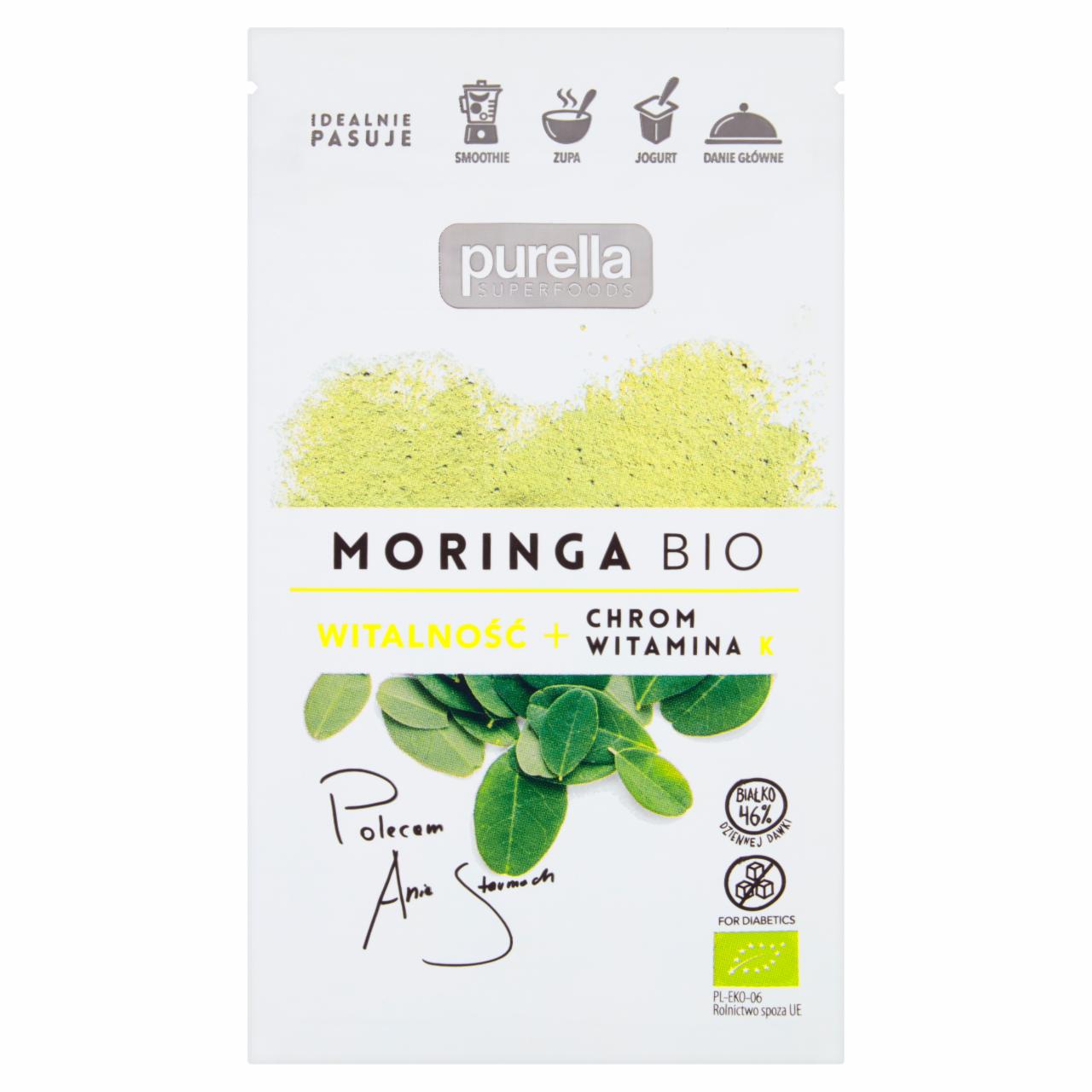 Zdjęcia - Purella Superfoods Moringa Bio 21 g