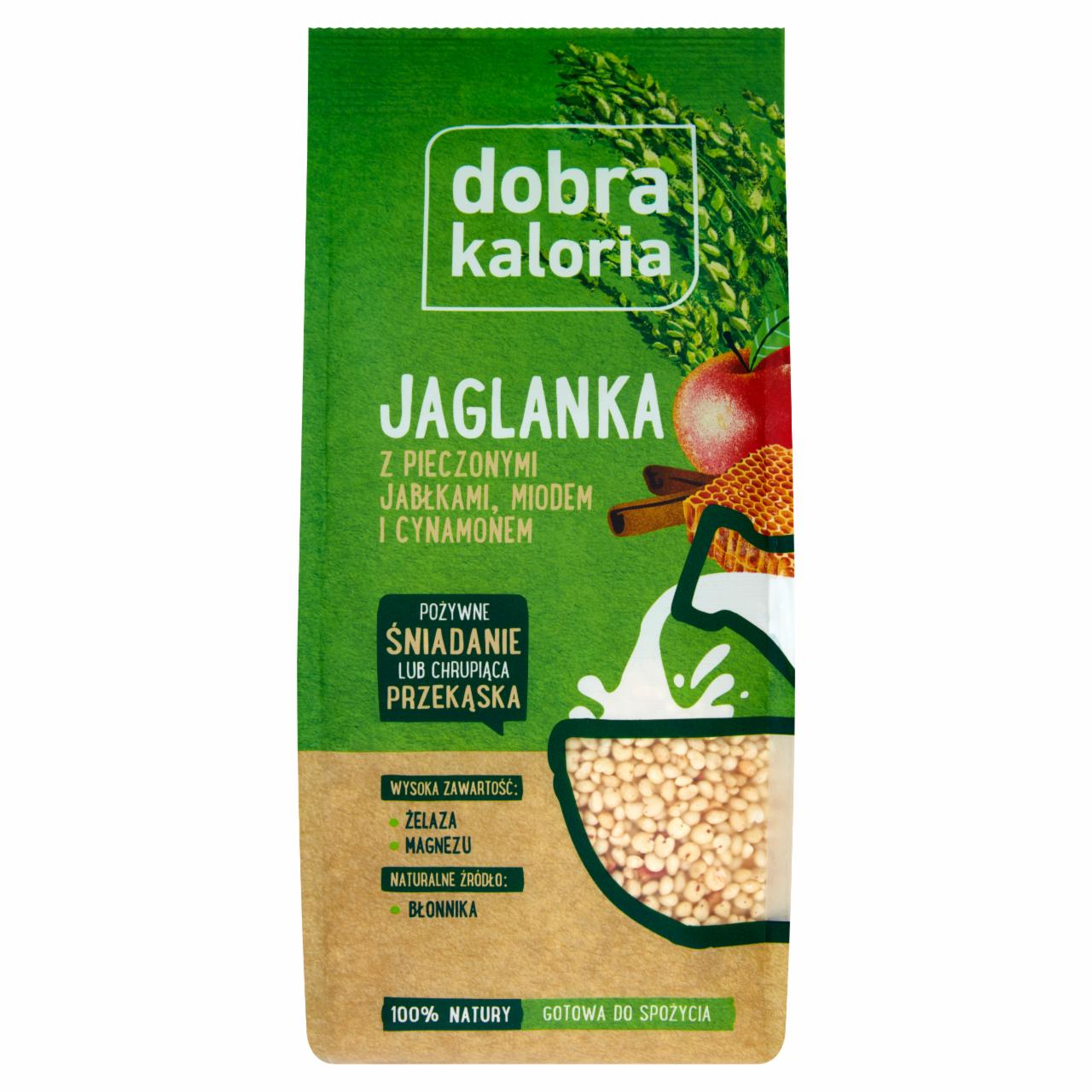 Zdjęcia - Jaglanka z pieczonymi jabłkami miodem i cynamonem 120 g Dobra Kaloria