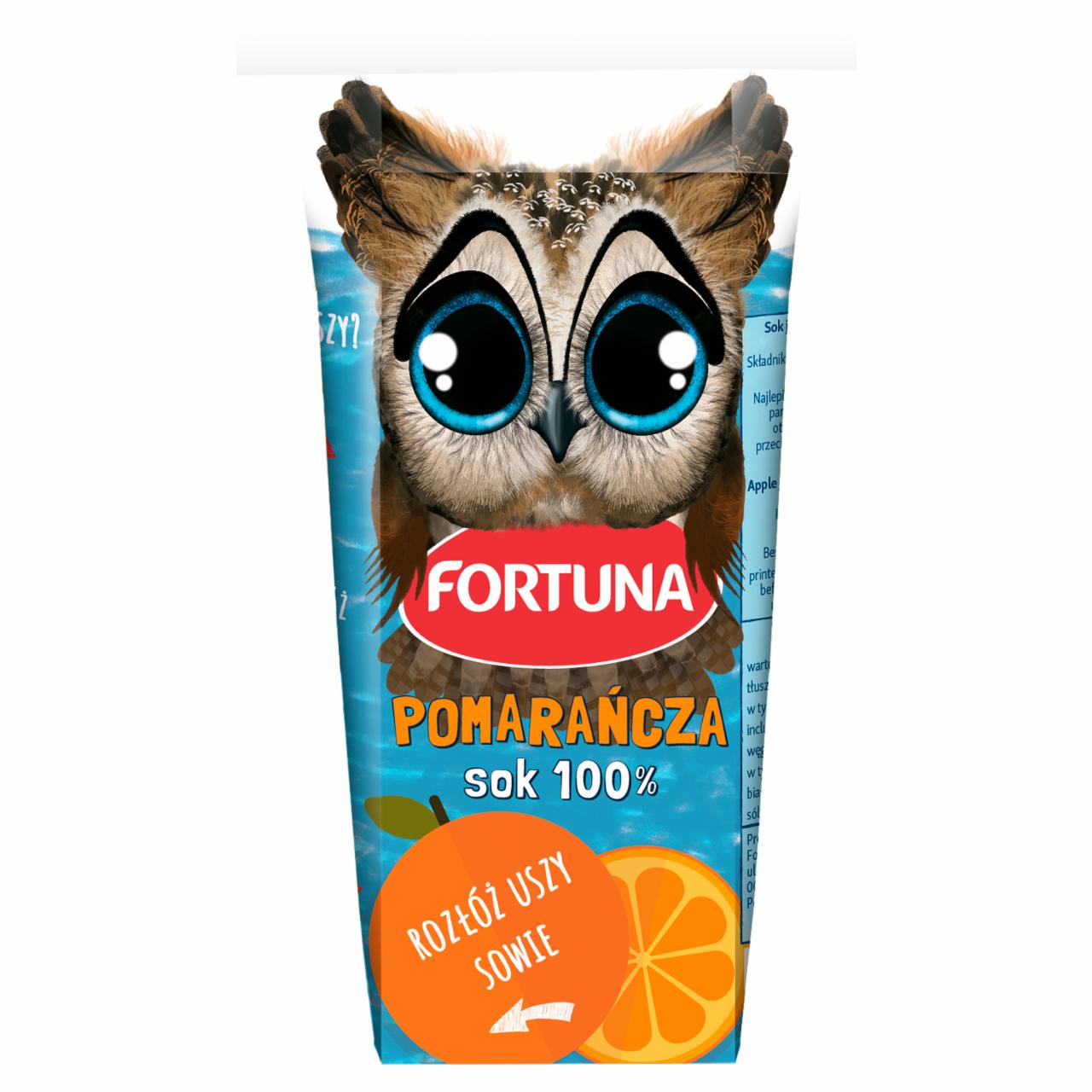 Zdjęcia - Fortuna Sok 100% pomarańcza 200 ml