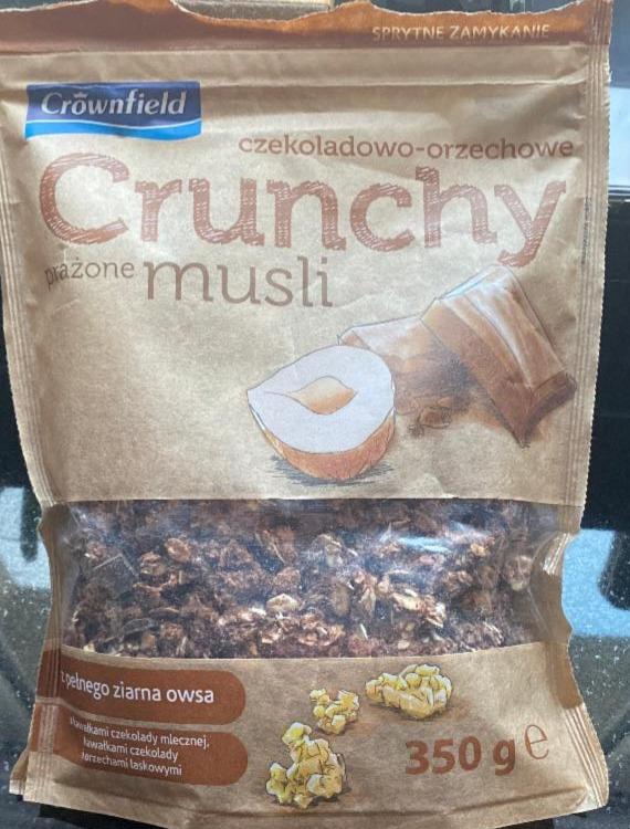 Zdjęcia - Crunchy prażone musli czekoladowo orzechowe Crownfield
