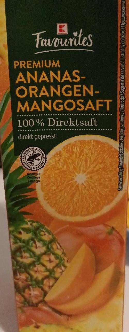 Zdjęcia - Premium Ananas Orange Mangosaft Favourites