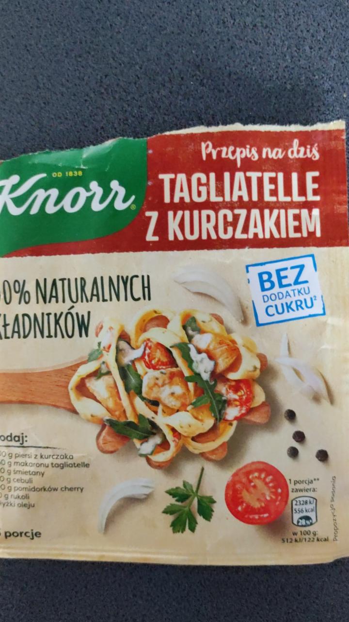 Zdjęcia - Knorr Tagliatelle z kurczakiem 36 g