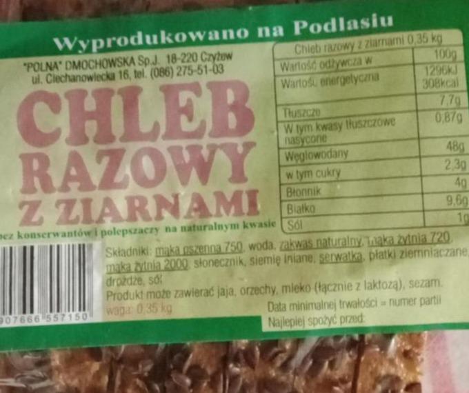 Zdjęcia - Chleb razowy z ziarnami Polna