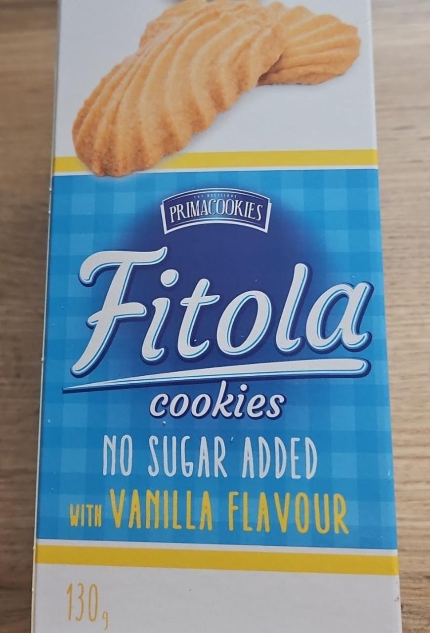 Zdjęcia - Cookies with Vanilla flavour No sugar added Fitola