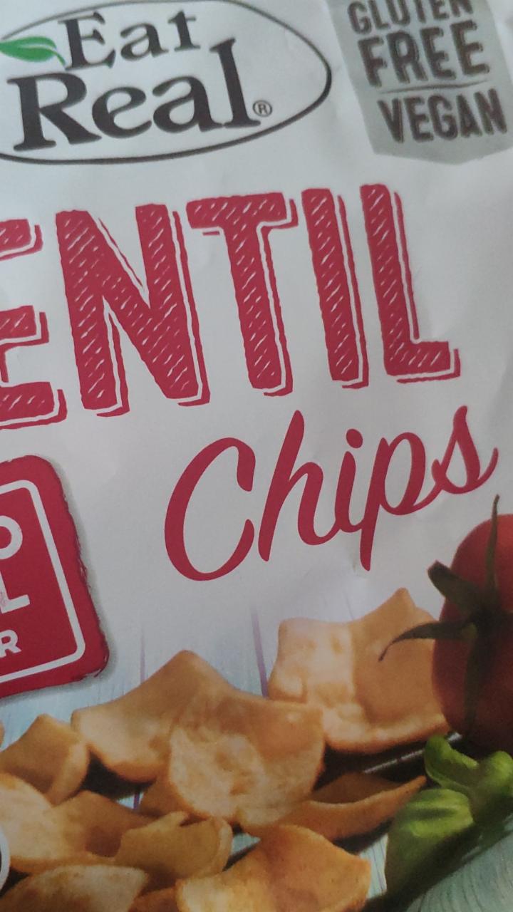 Zdjęcia - chipsy z soczewicy eat real