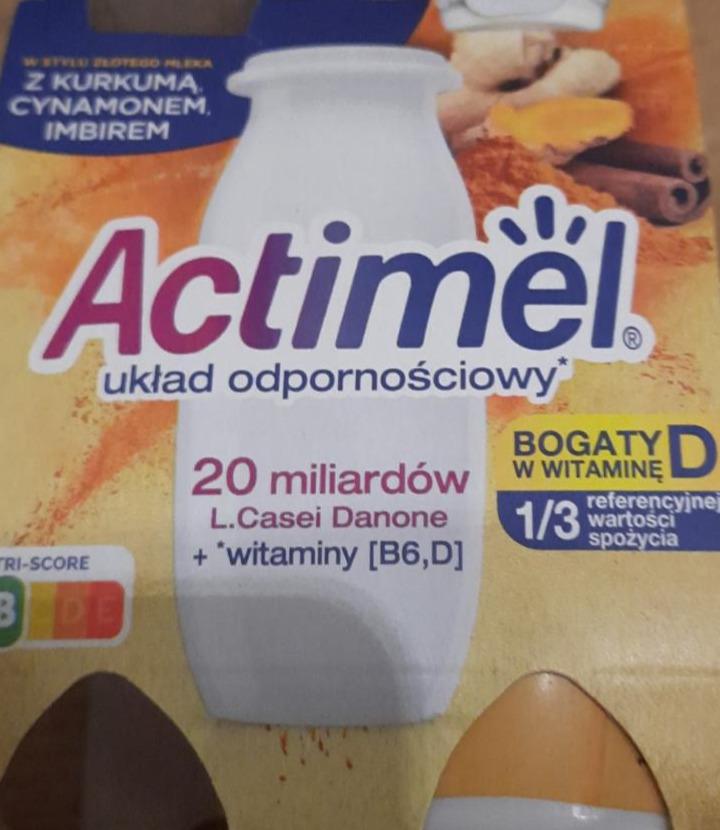 Zdjęcia - Actimel z kurkumą cynamonem imbirem