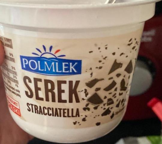 Zdjęcia - Serek stracciatella Polmlek