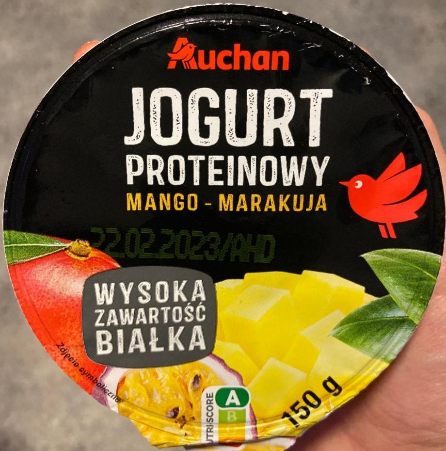 Zdjęcia - jogurt proteinowy mango-marakuja Auchan