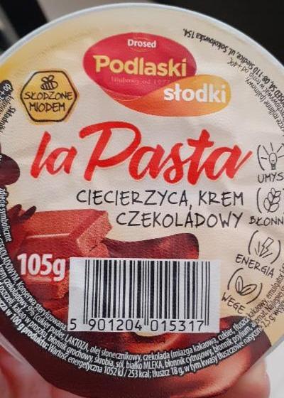 Zdjęcia - La Pasta Ciecierzyca, krem czekoladowy Podlaski