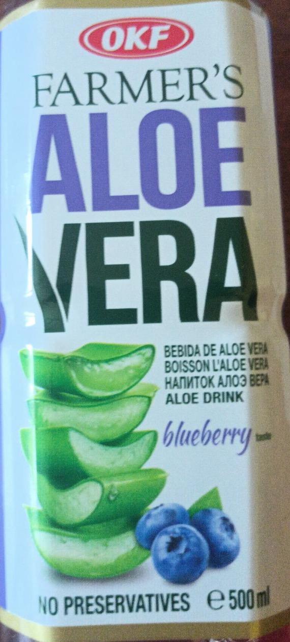 Zdjęcia - OKF Farmer's Aloe Vera Blueberry Napój z aloesu 500 ml