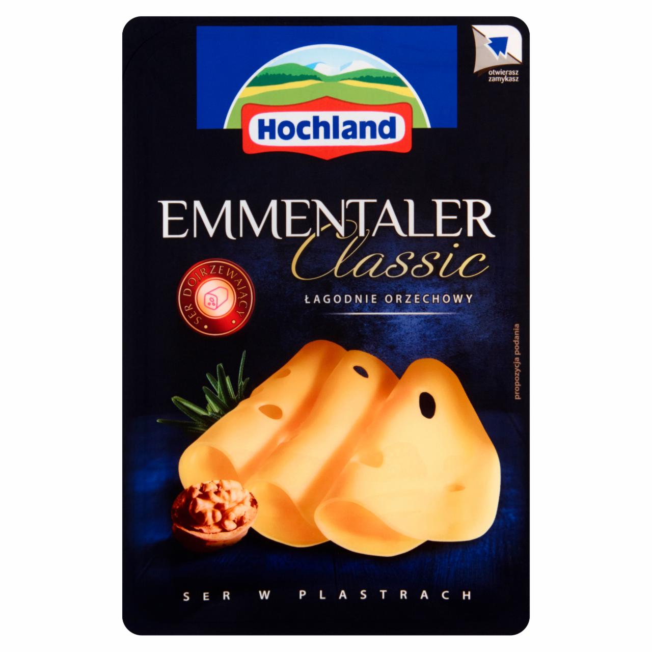Zdjęcia - Hochland Emmentaler Classic Ser w plastrach 135 g