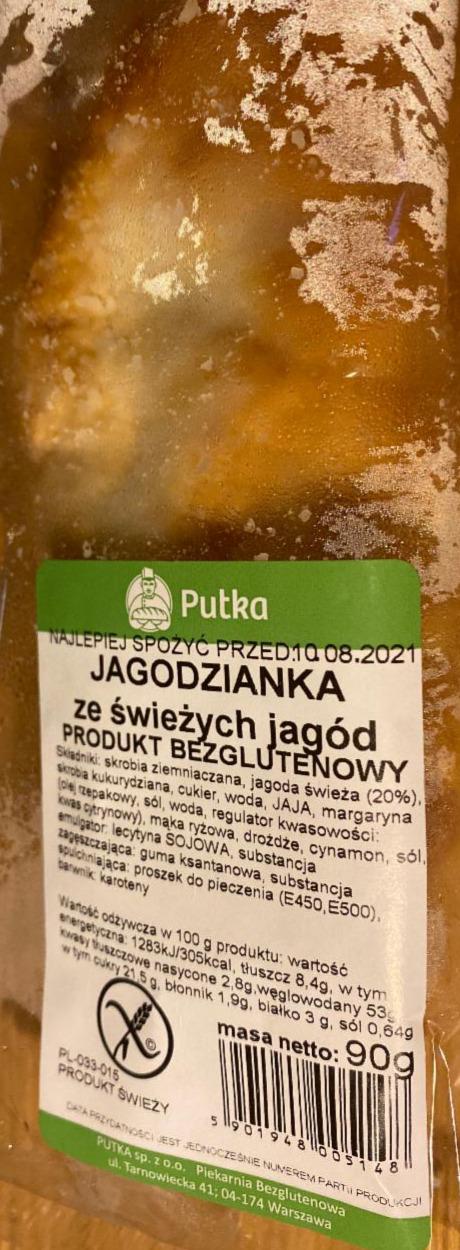 Zdjęcia - jagodtianka ze świeżych jagód bezglutenowa Putka